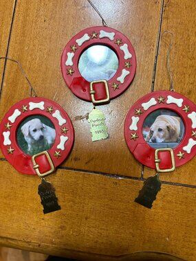 Set of 3: Christmas Ornaments Featuring Your Perfect Pooch!
